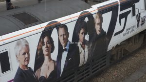 James Bond Skyfall Train Advertising