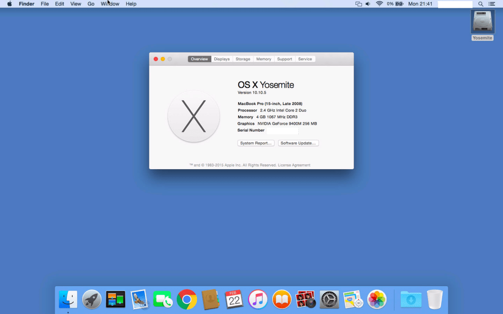 OS X Yosemite Overview Information