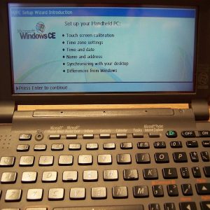 Microsoft Windows CE handheld computer