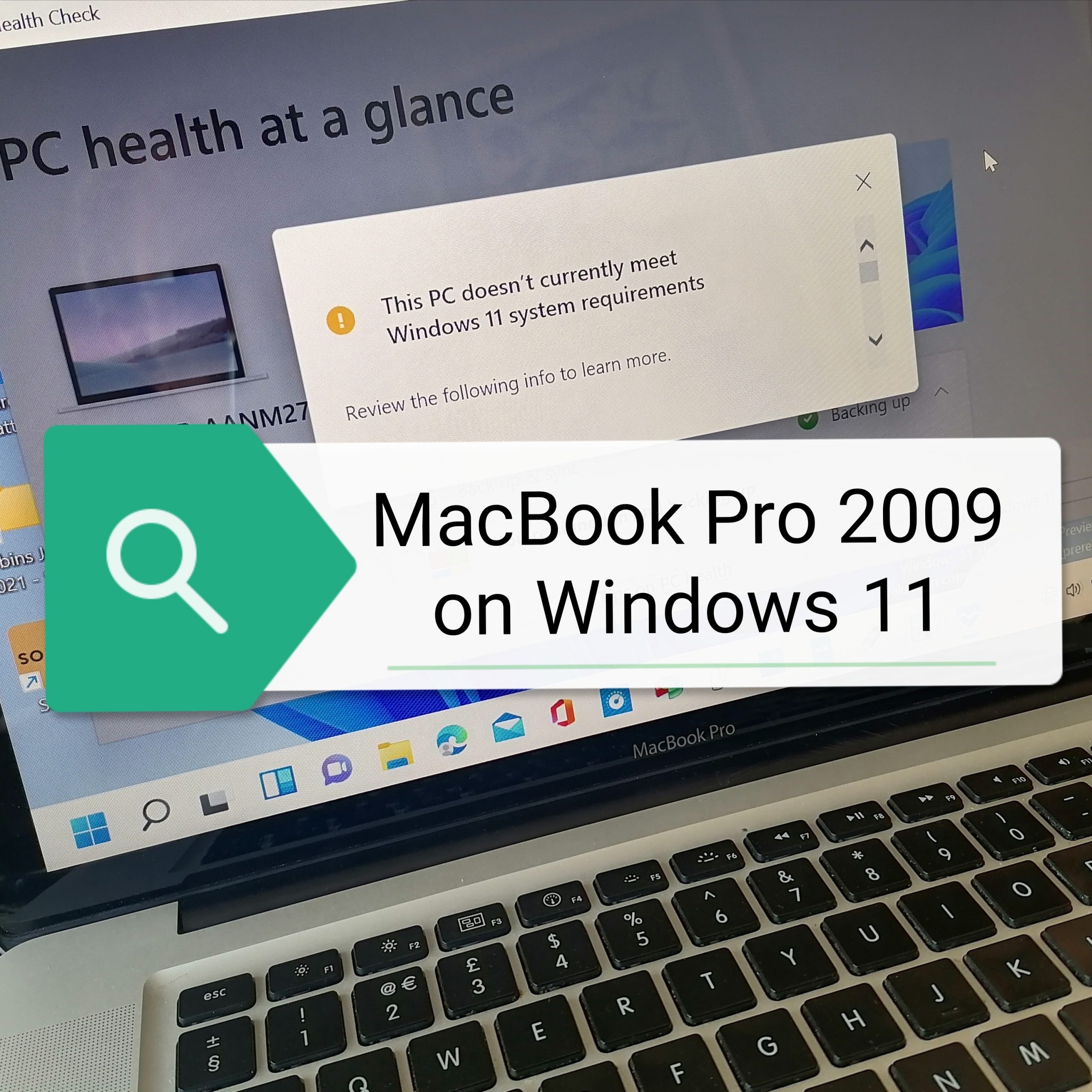MacBook Pro 2009 on Windows 11