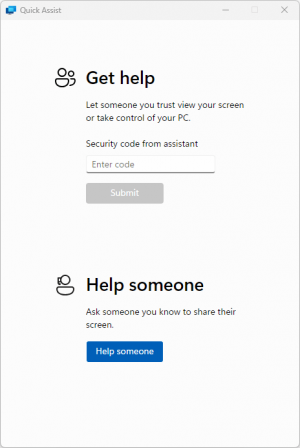 Microsoft Quick Assist on Windows 11