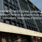 John Lewis 400 Oxford Street London Apple Store