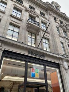 Microsoft Store London Building February 2024